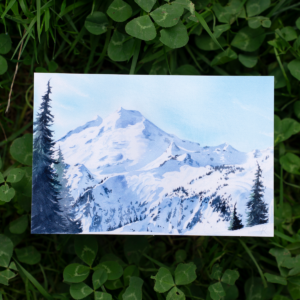 Mount Baker - 4x6 Classic Postcard