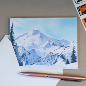Mount Baker - Blank Notecard