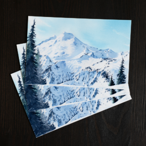 Mount Baker - 4x6 Classic Postcards 3pk