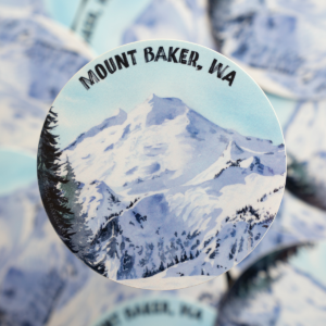 Mount Baker, Washington 3" Sticker